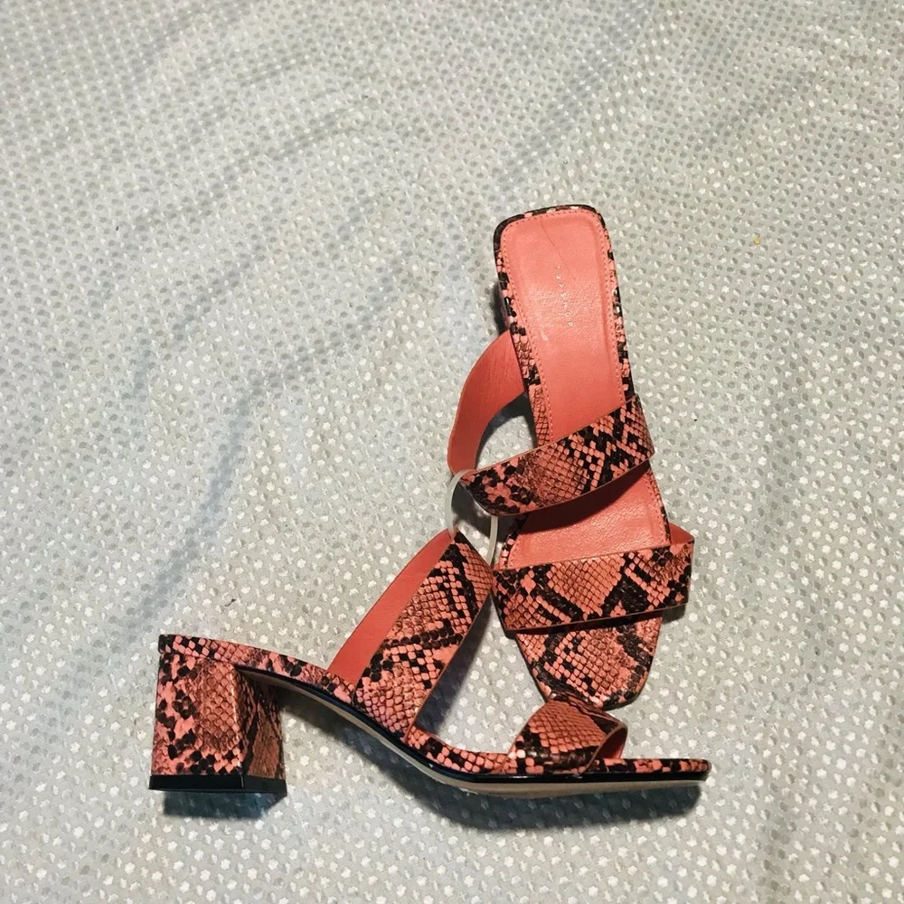 Topshop snake heels